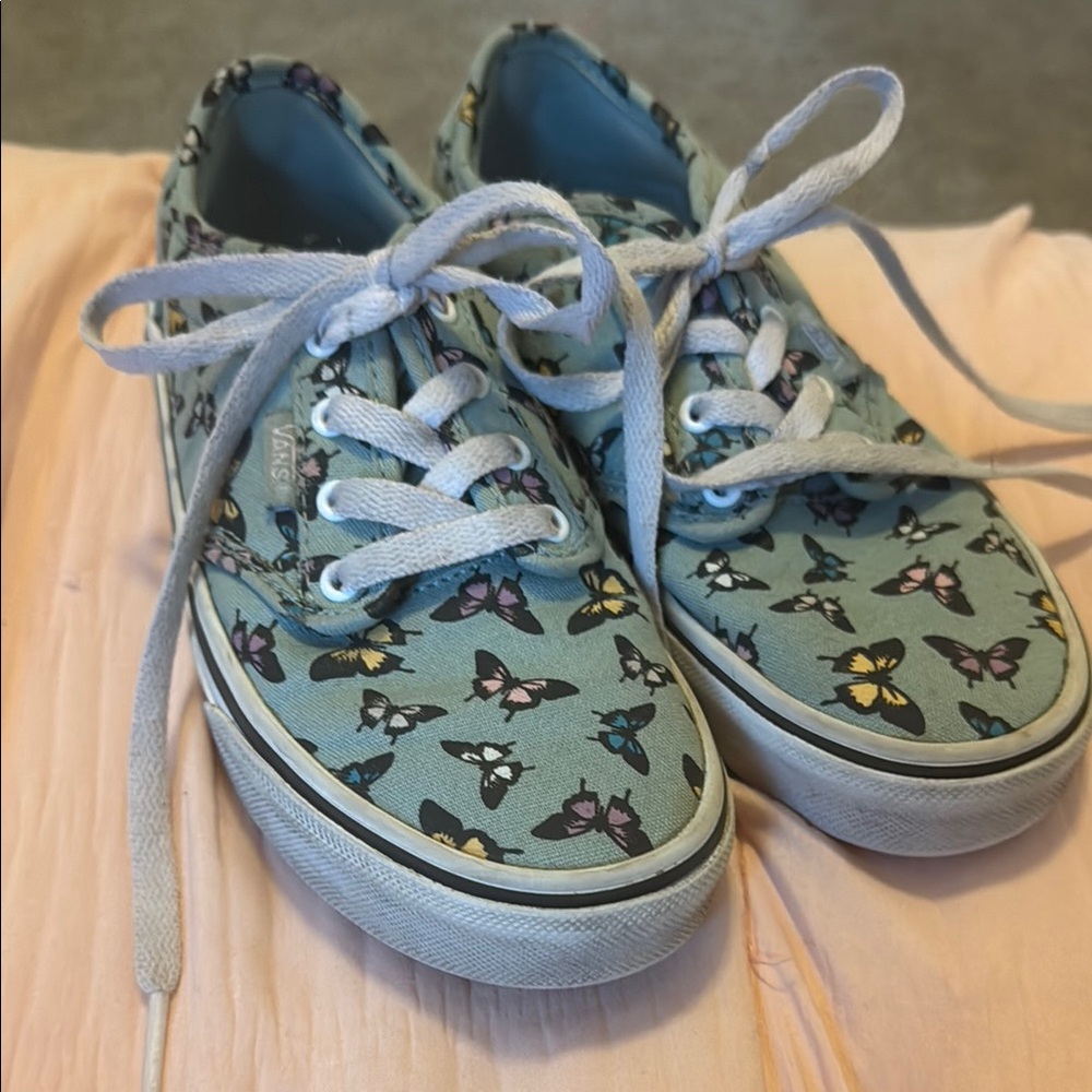 Vans Blue Sneakers Classic Skate Style